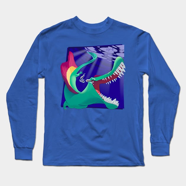 Spinosaurus Long Sleeve T-Shirt by Geb